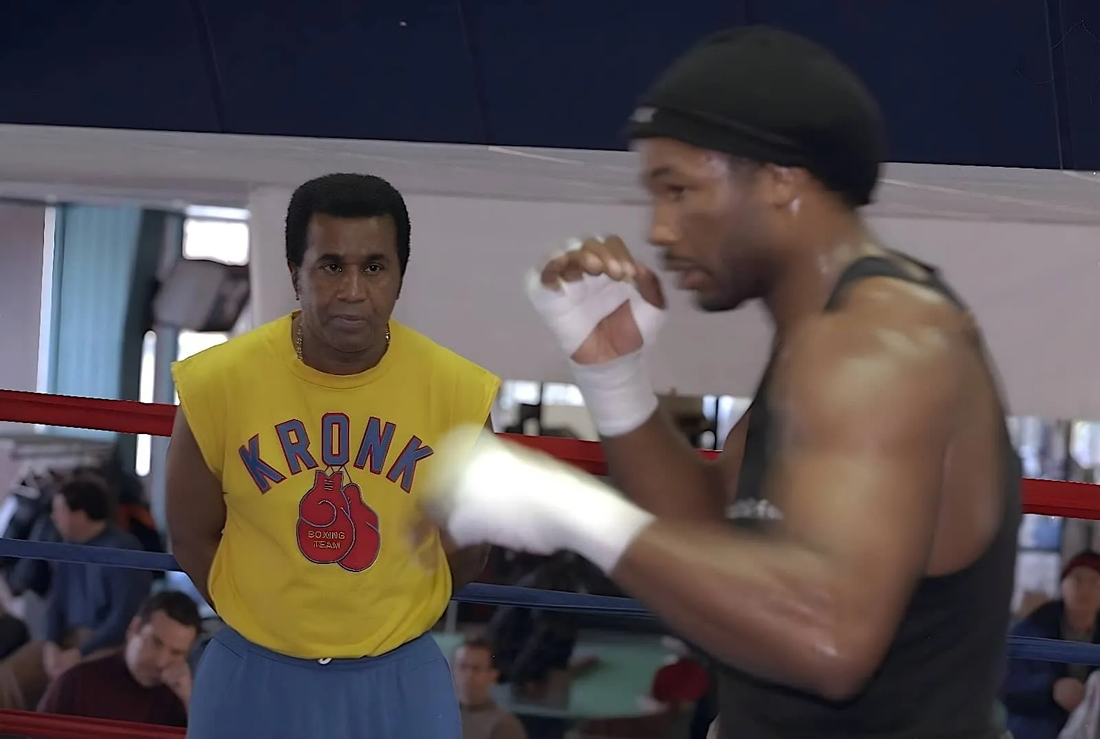 Lennox Lewis training at Kronk Gym