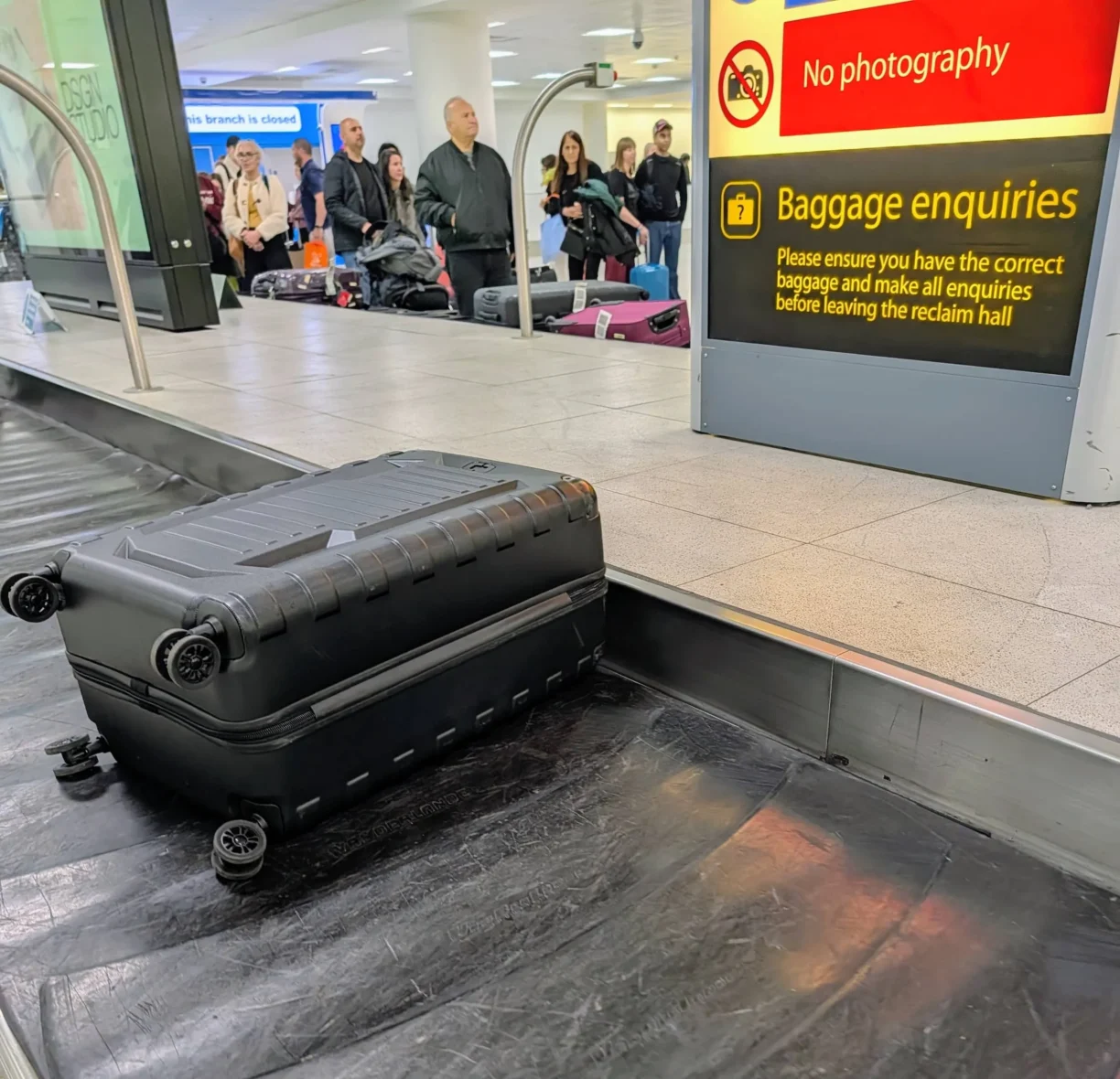 OGIO Case on Conveyor