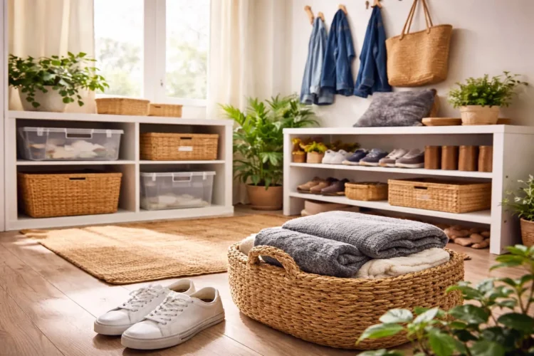 Organised household with natural light