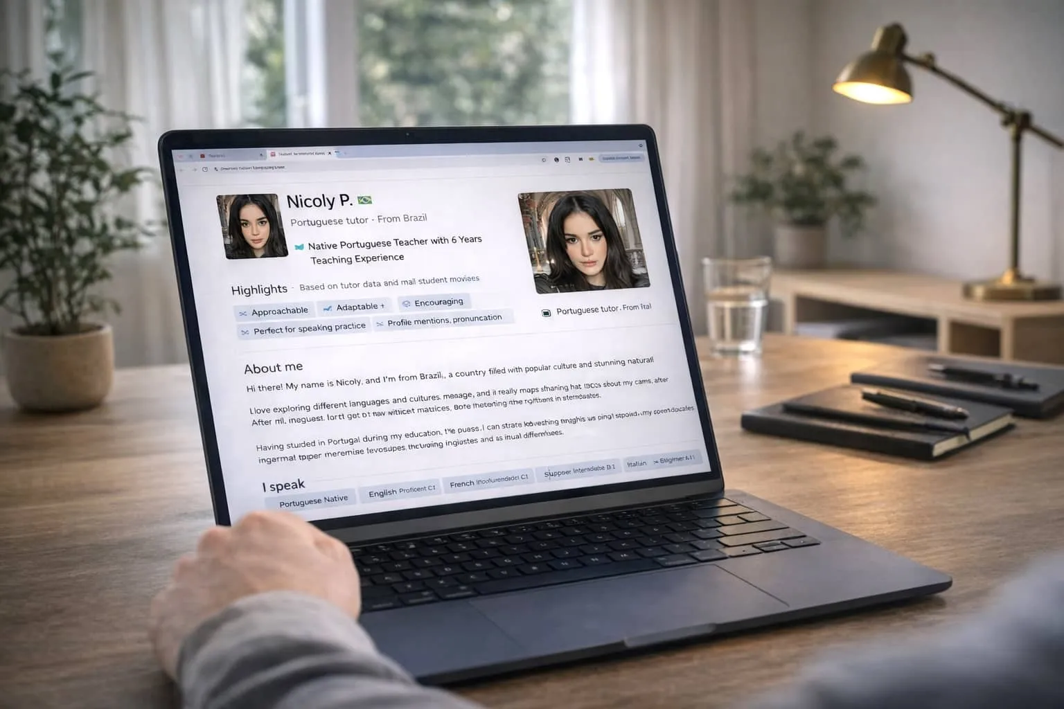 Preply with Nicoly P and Andy