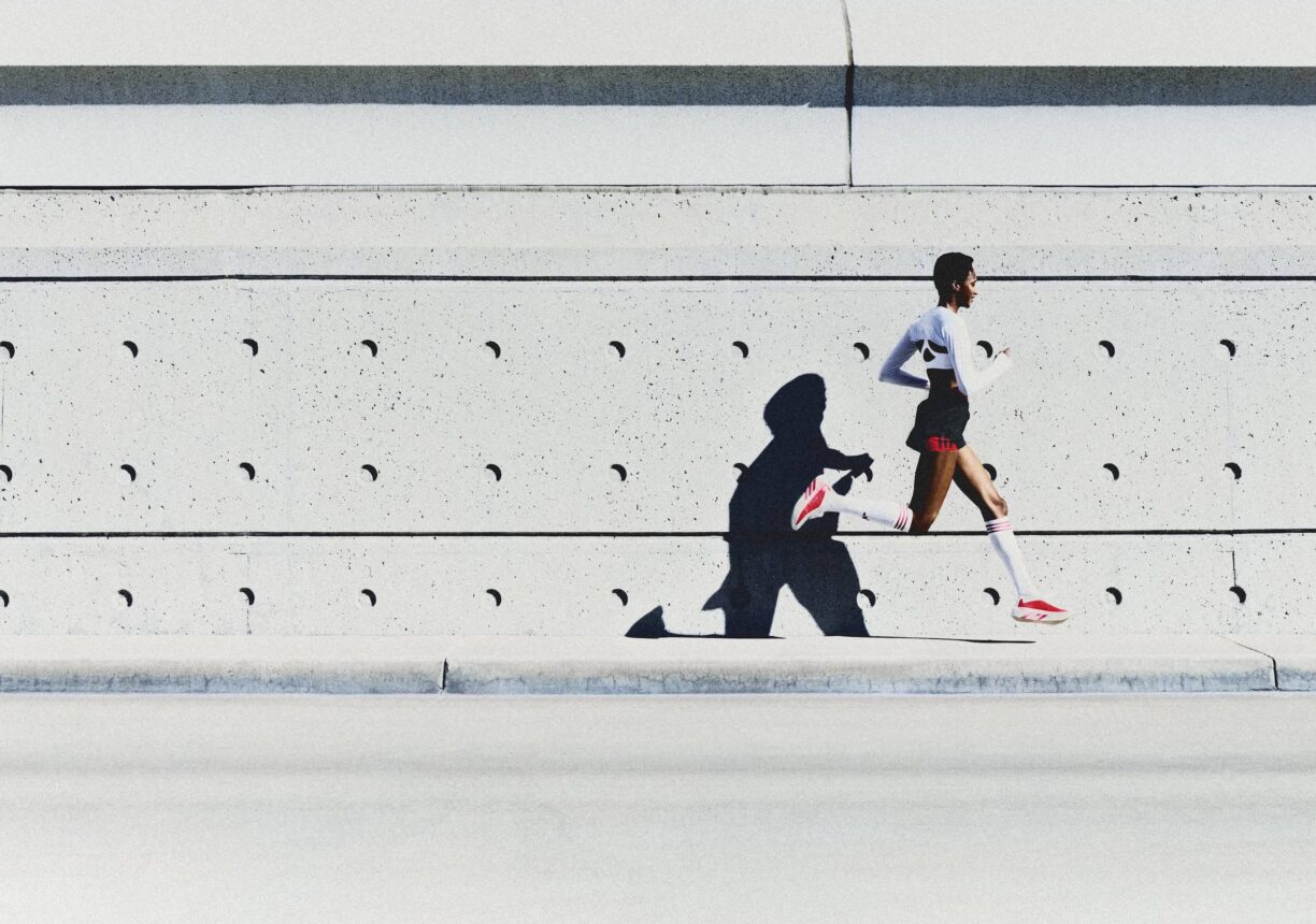 Runner wearing adidas Hyperboost Edge