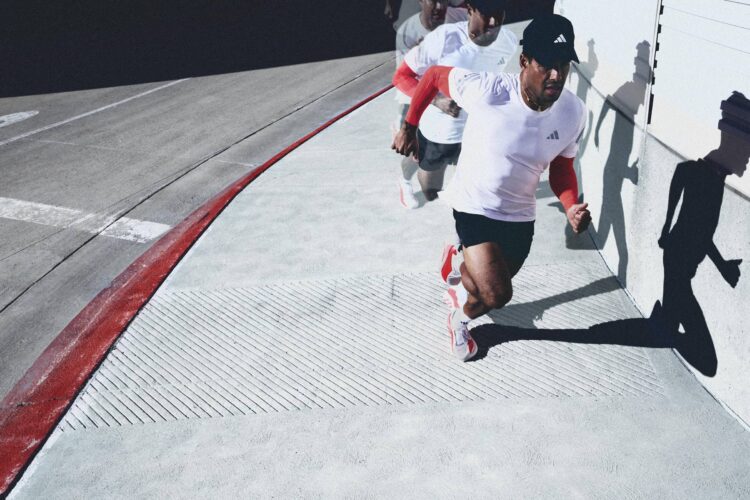 Runner wearing adidas Hyperboost Edge