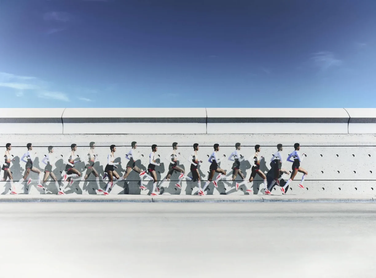 Runner wearing adidas Hyperboost Edge