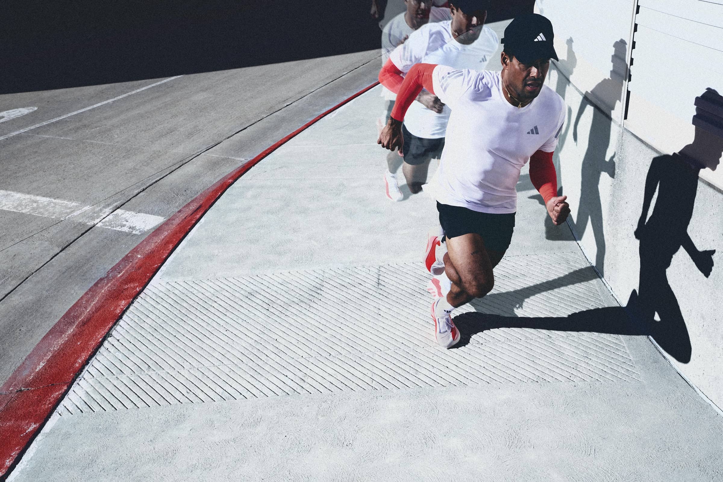 Runner wearing adidas Hyperboost Edge