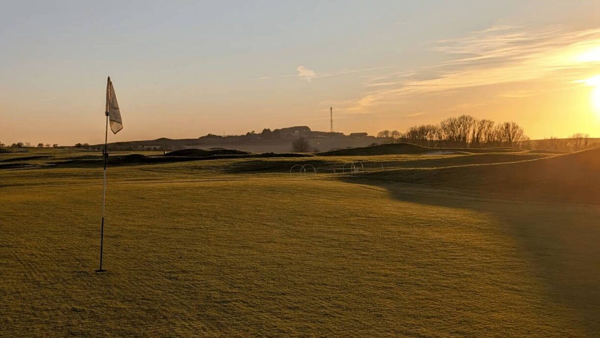 Came Green at sunrise