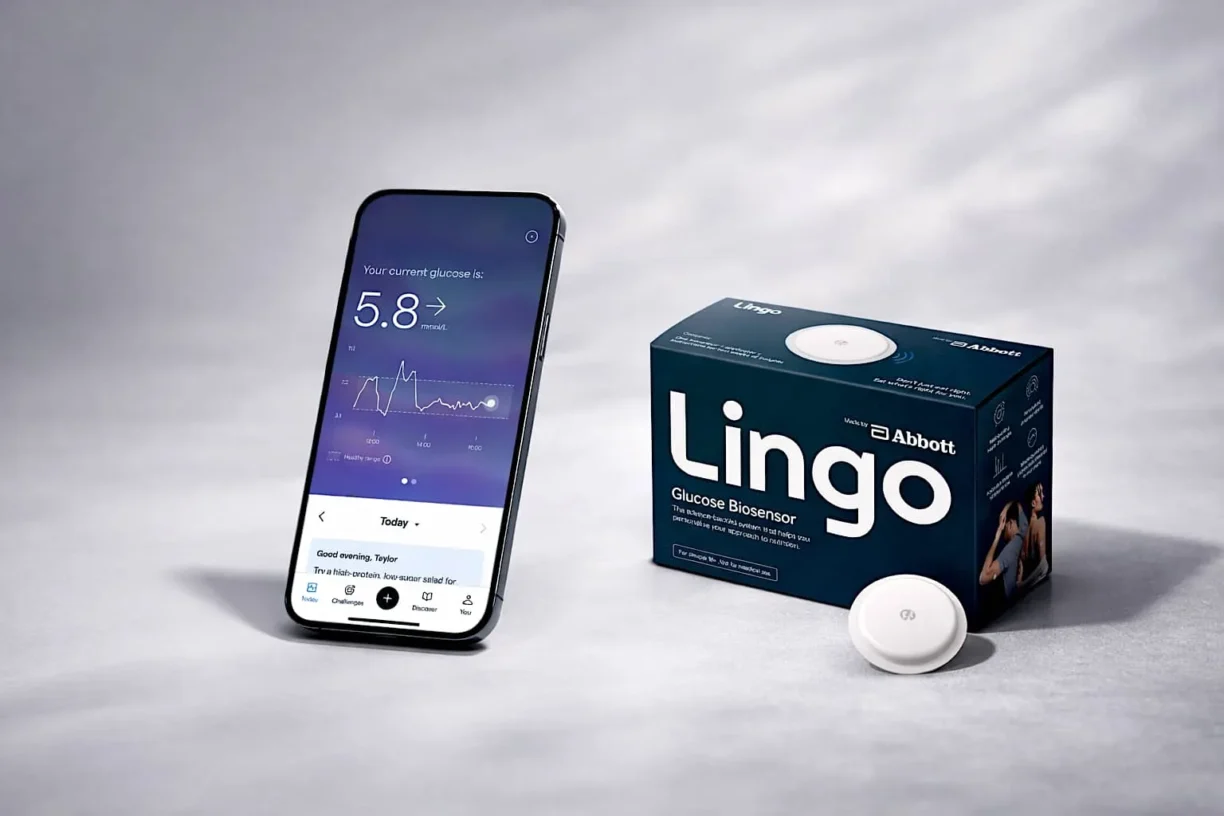 Glucose monitoring with Lingo sensor