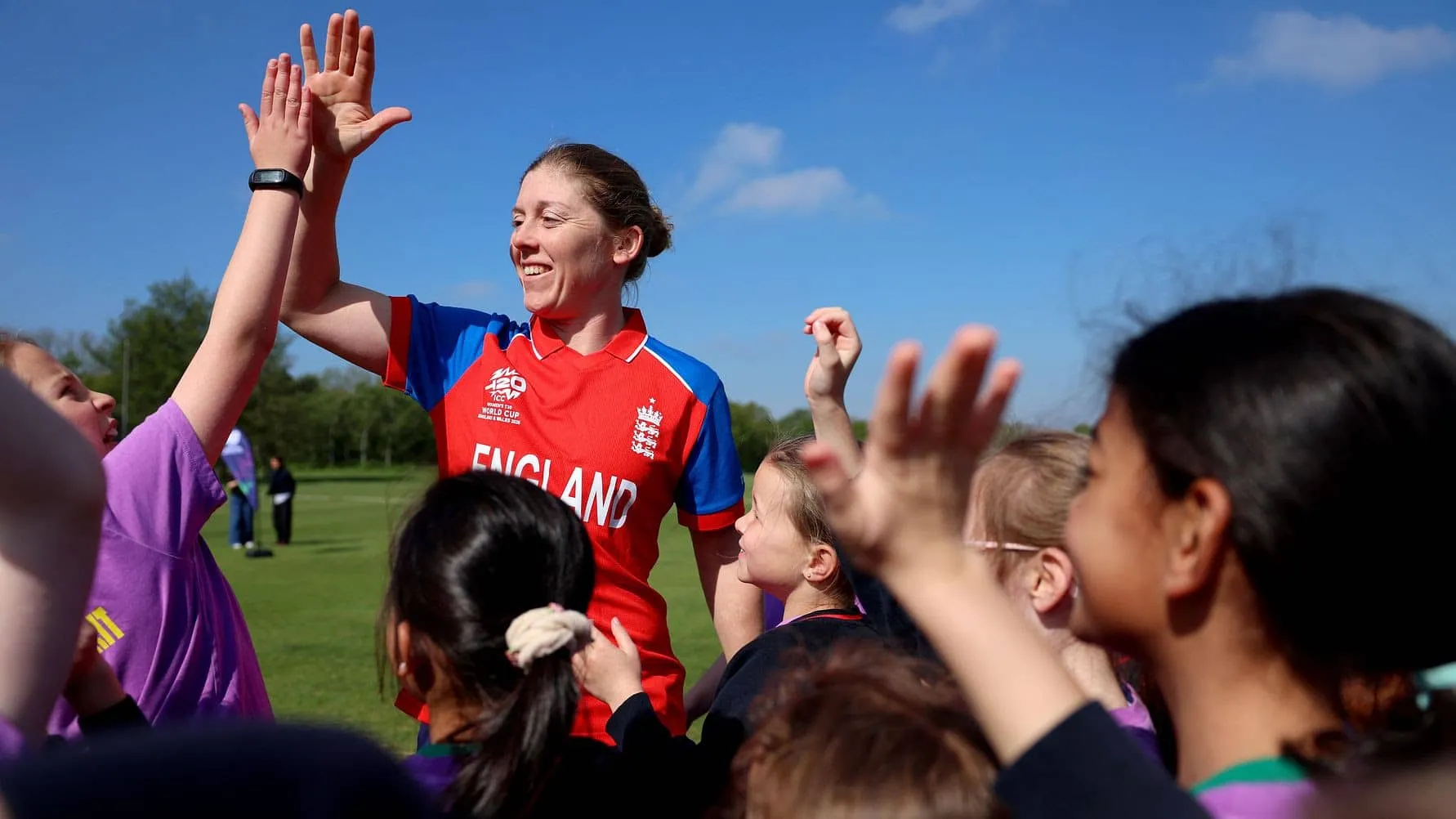 Heather Knight Fronts Historic Cricket Participation Day