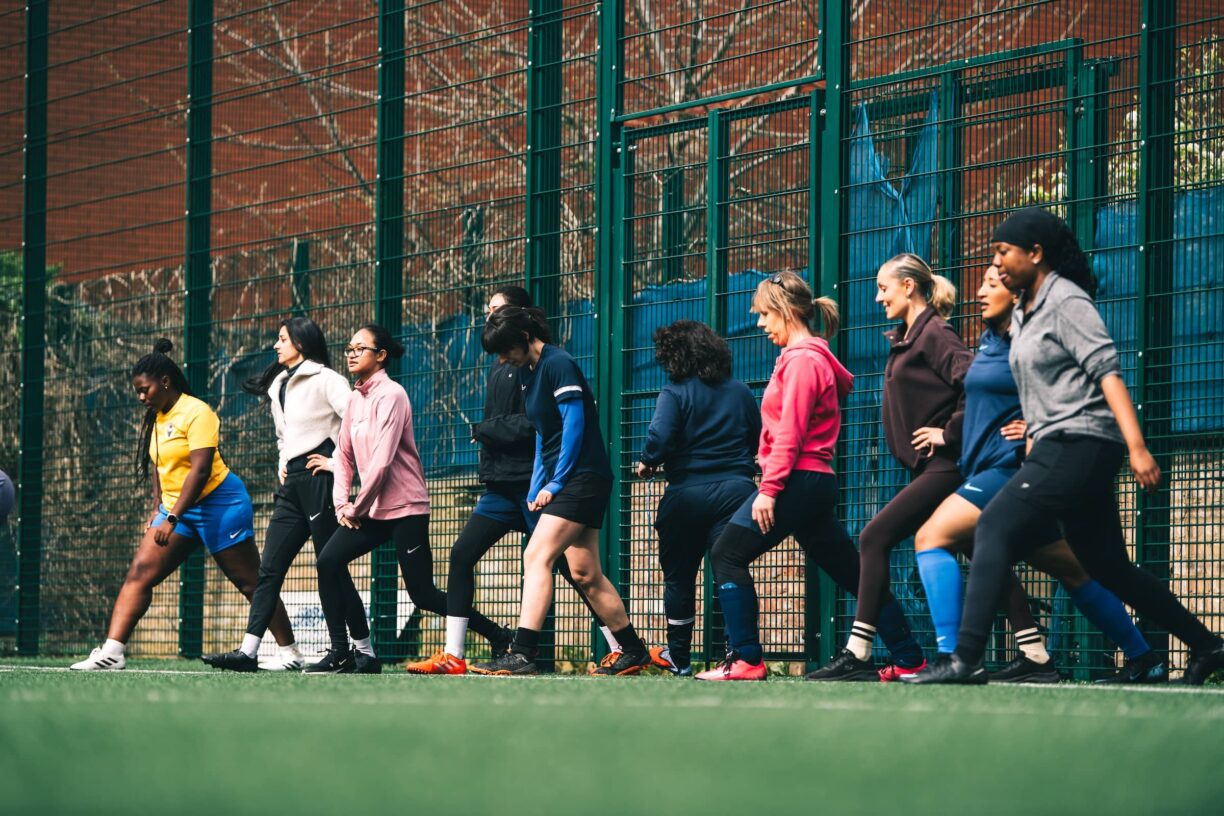 JustPlay Women in Football Training Session