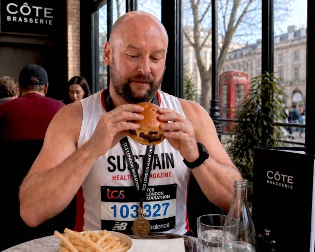 TCS London Marathon Burger