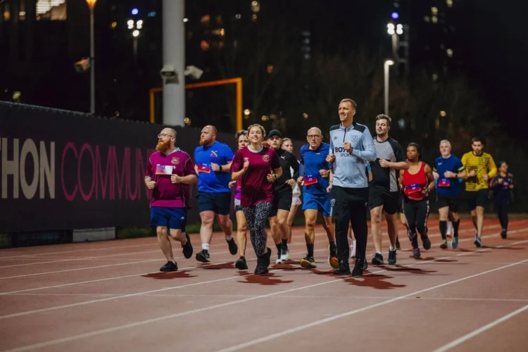 Tomáš Soucek at West Ham Track Night