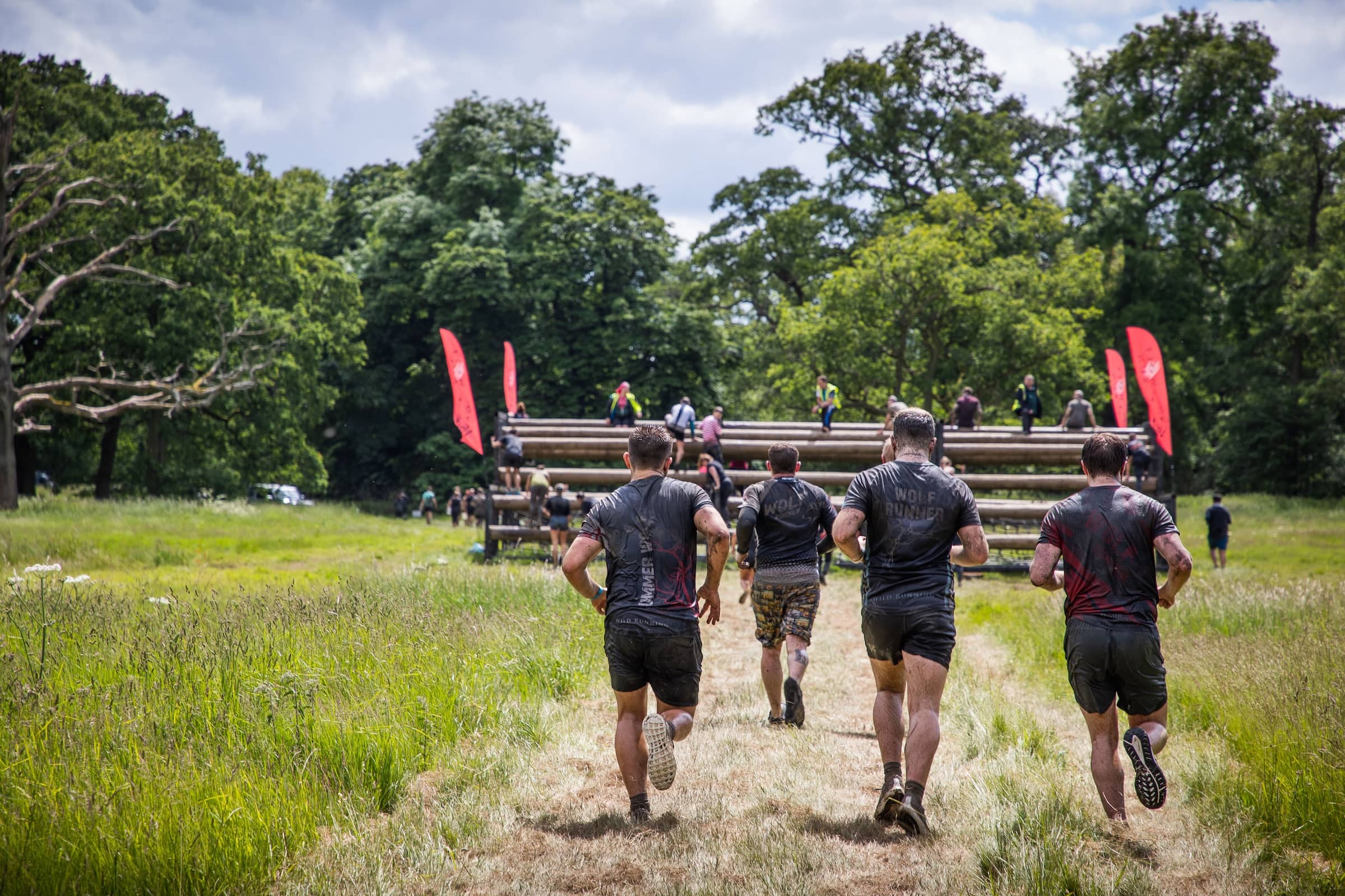 Wolf Run Participants Running
