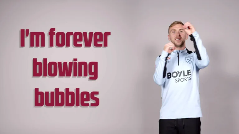 Jarrod Bowen Signing for Deaf Awareness Week