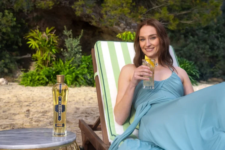 Sophie Turner and ST GERMAIN