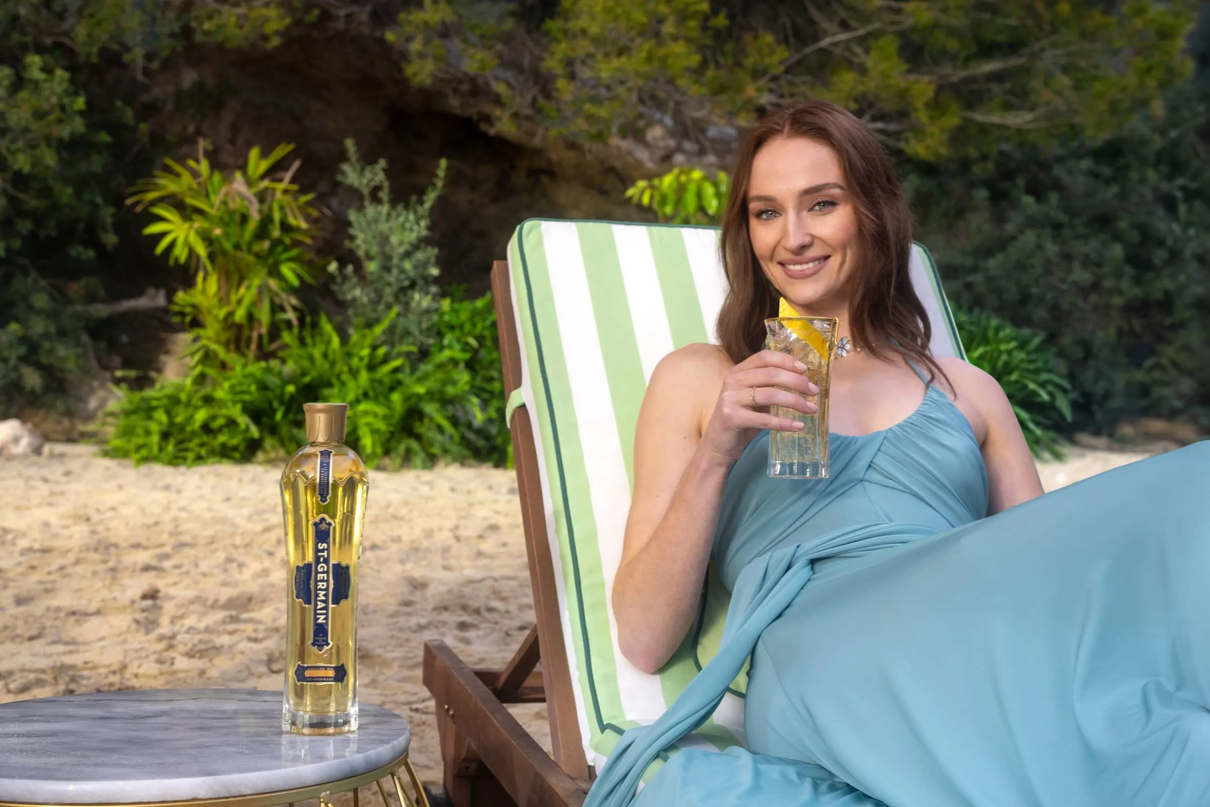 Sophie Turner and ST GERMAIN