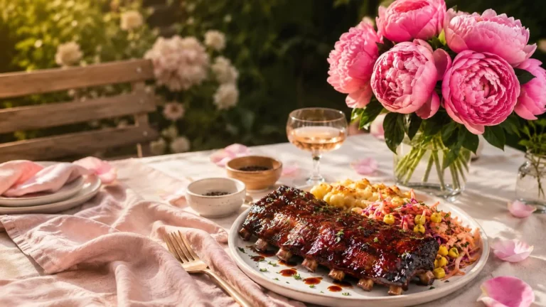Aldi BBQ and Peony