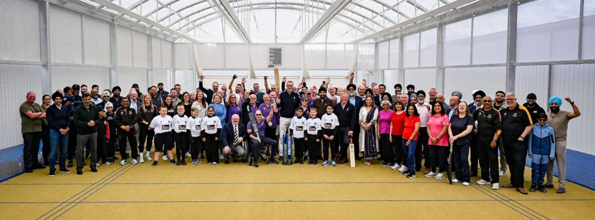 Cricket Dome at Sporting Khalsa FC - group photo