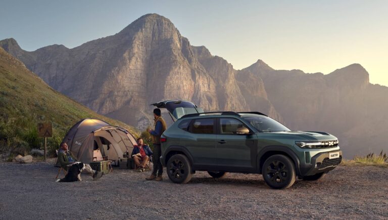 Dacia Duster on Mountain Side