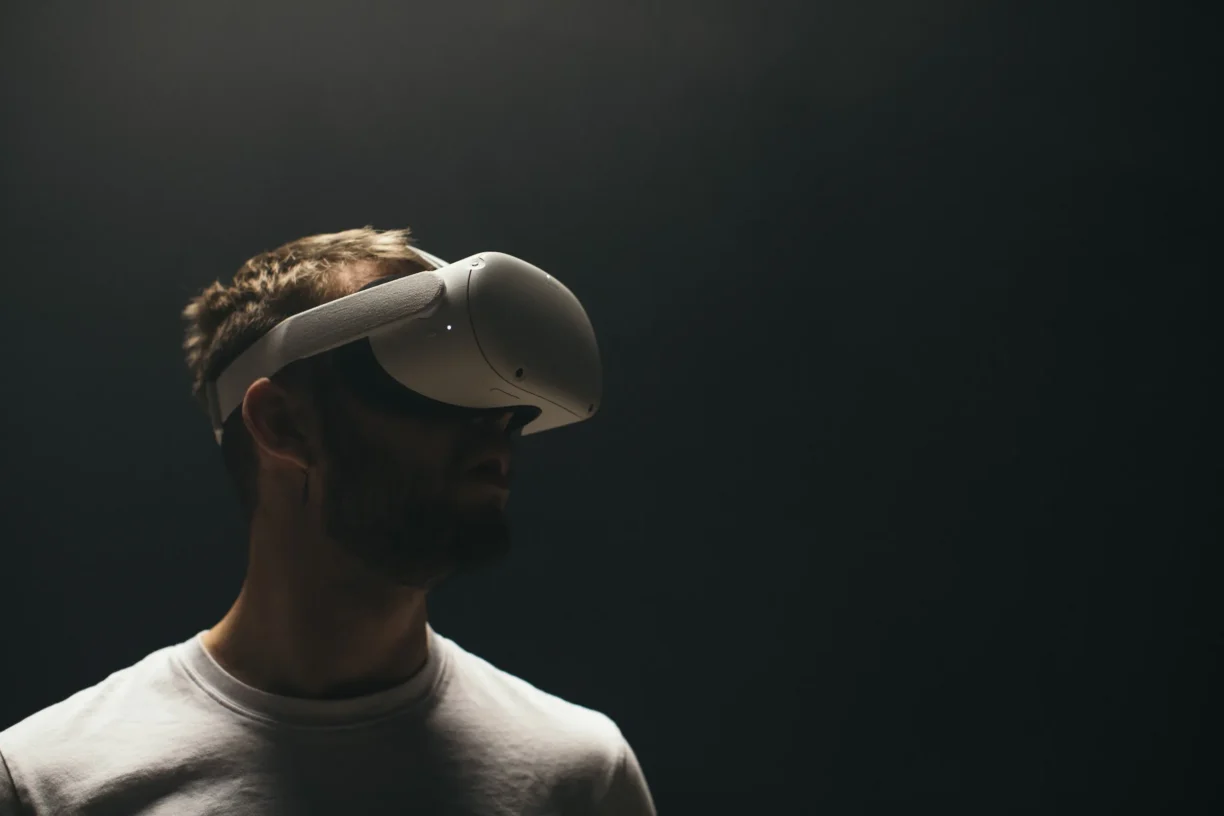 Person wearing VR Headset