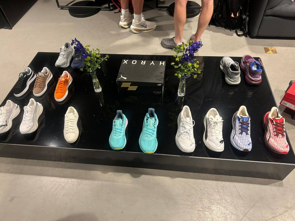 Selection of PUMA Running Shoes At HYROX Stockholm