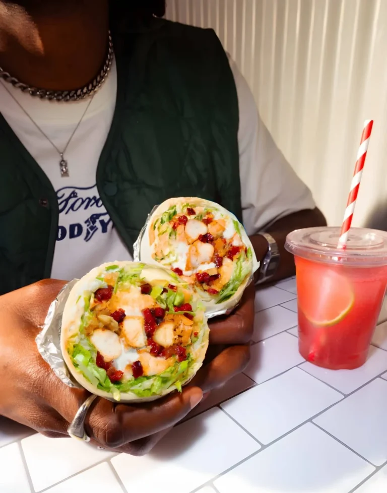 Tortilla Caesar salad
