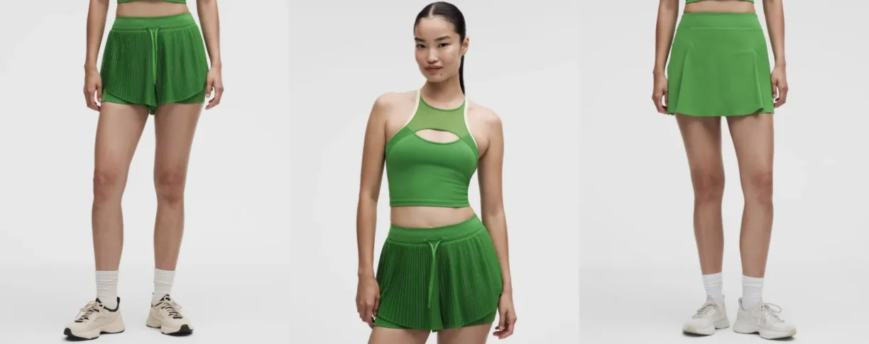 ce Advantage High-Rise Pleated Tennis