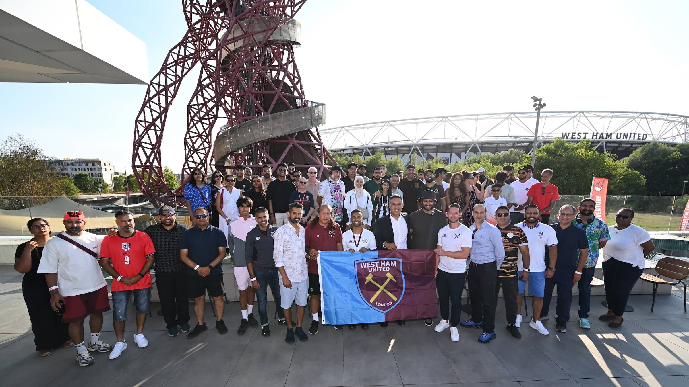 DesiBallers and West Ham Group Image