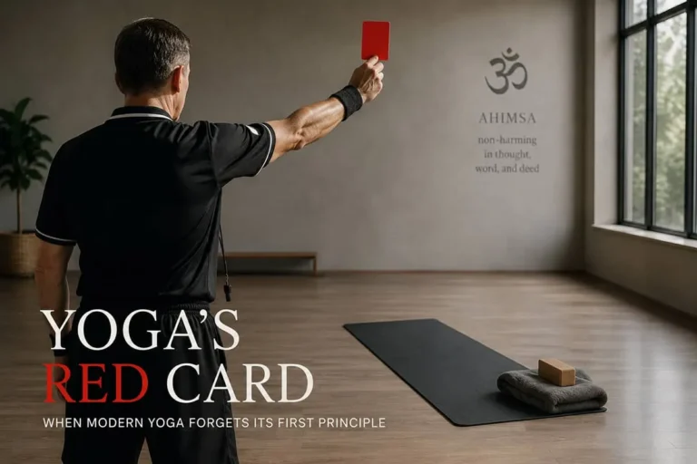 Referee Yoga Red Card