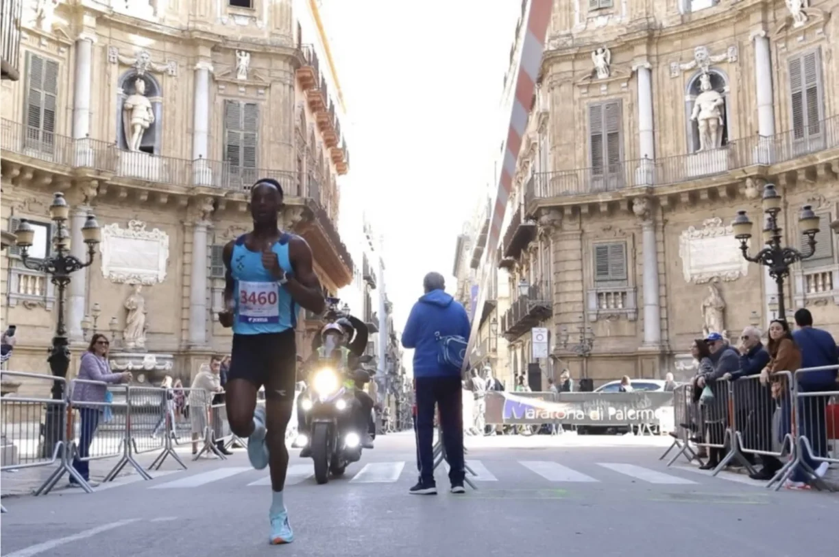 Runner in Palermo
