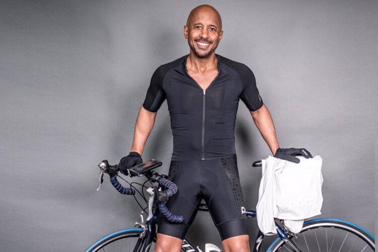 Wayne Leal in Cycle wear
