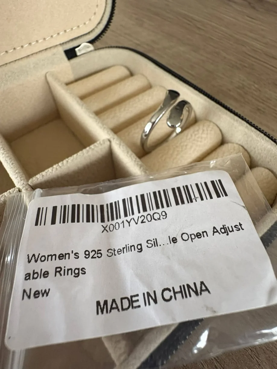 Womens Sterling Silver Ring From China