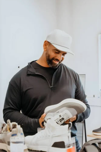 MLB Pitcher Tyson Ross with TRUE Golf Shoes