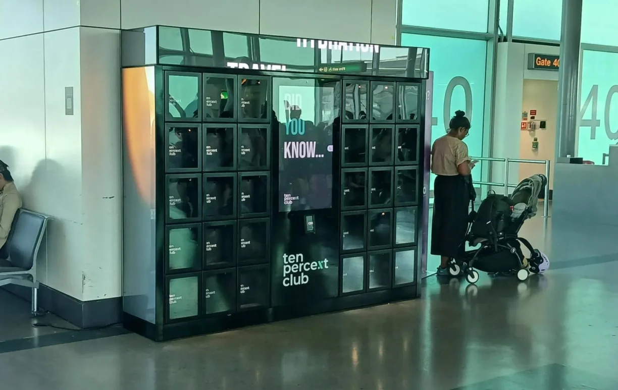 Ten Percent Club Airport Vending Machines