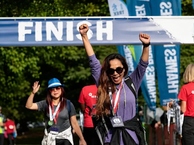 Thames Ultra Challenges Finish Line