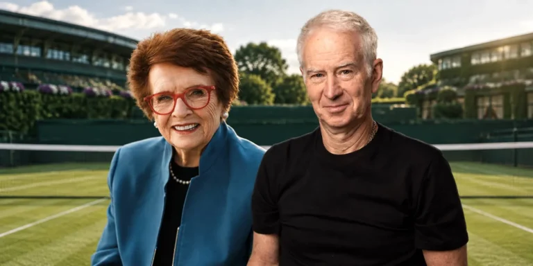 Billie Jean King and John McEnroe