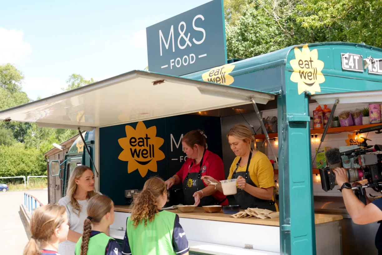 Laura Woods Takes Grassroots Football’s Nutrition Food Truck