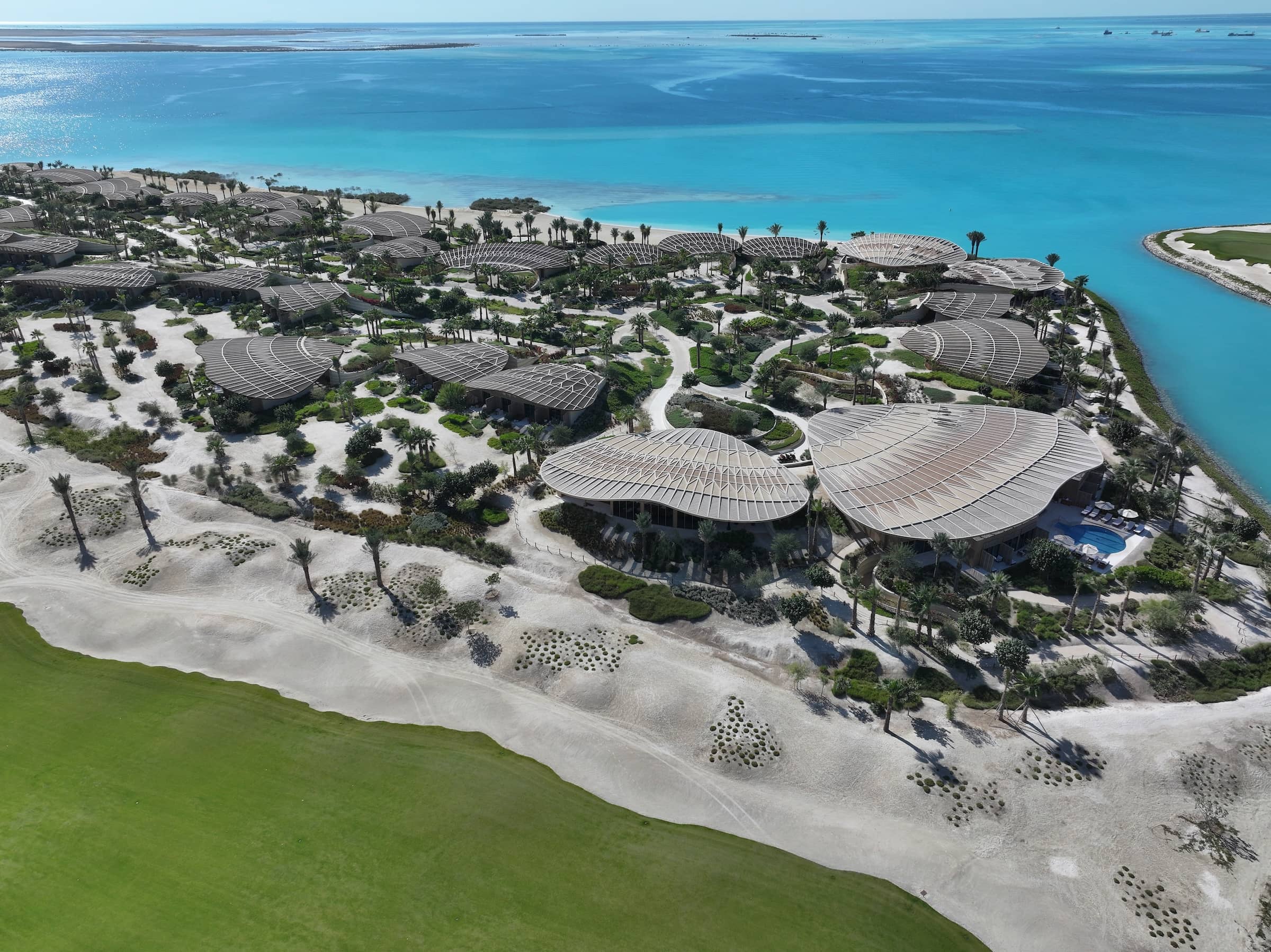 Shura Links Aerial View