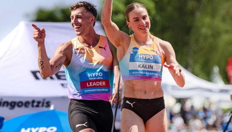 Simon Ehammer and Annik Kälin