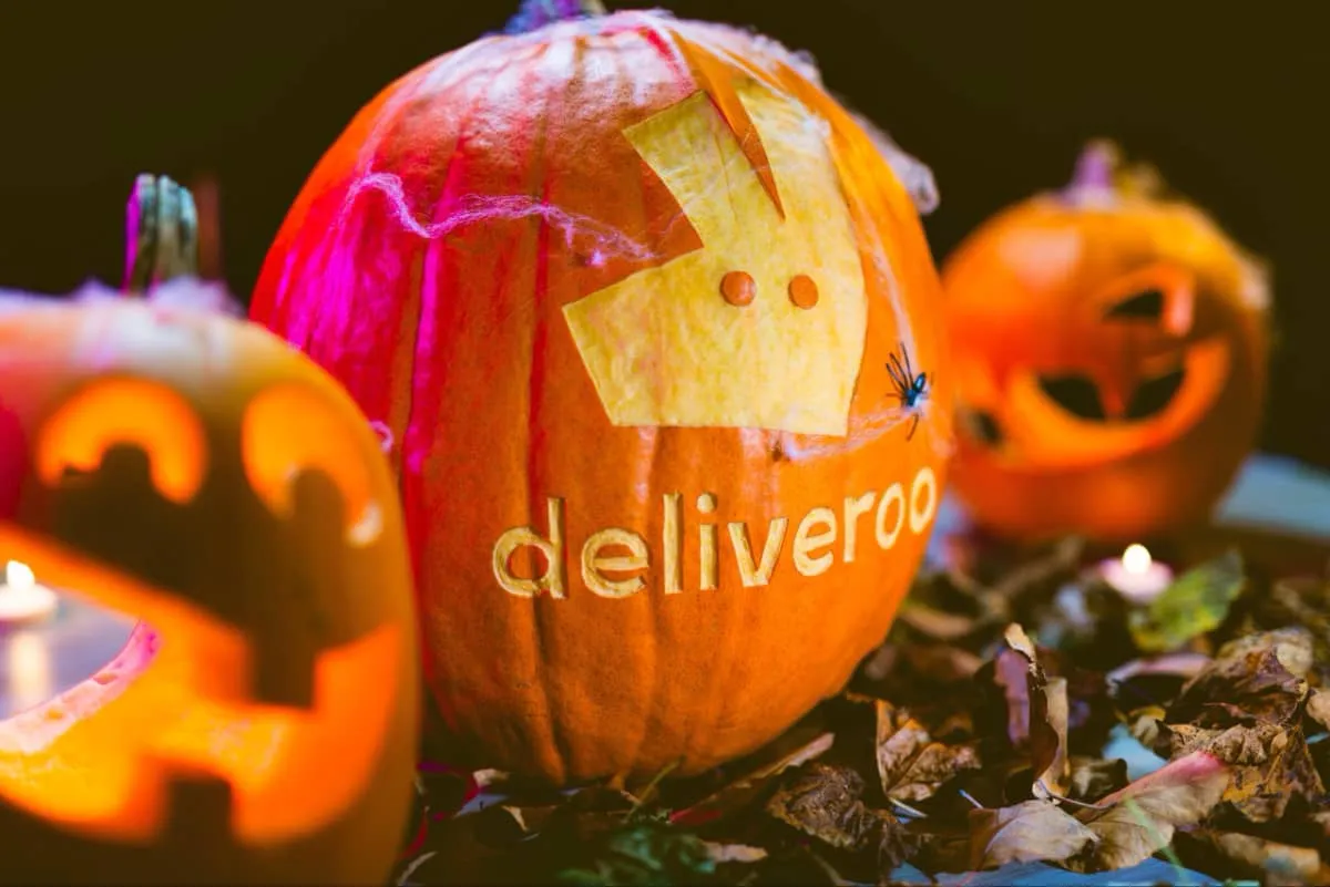 Deliveroo Pumpkin Halloween