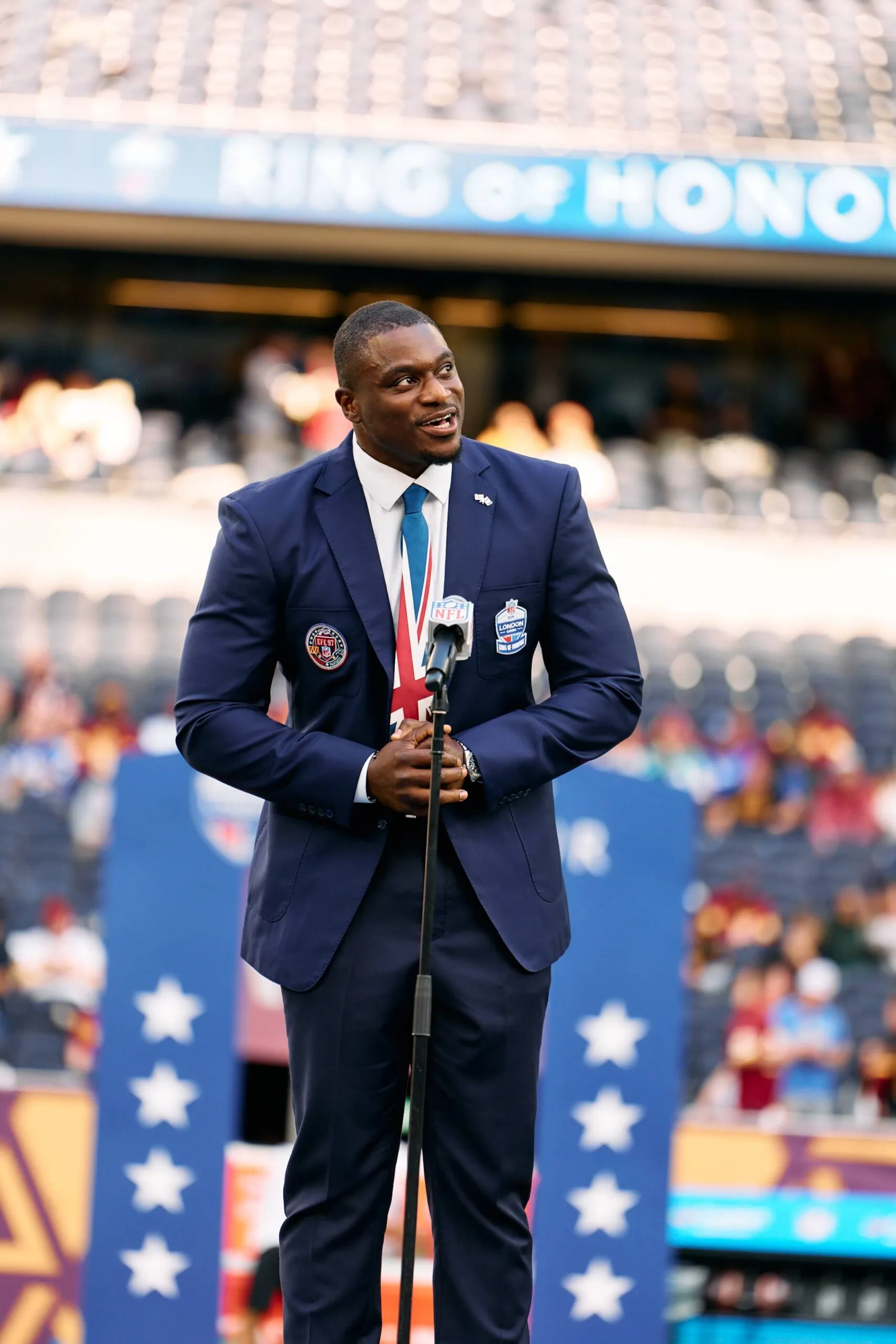 Efe Obada Enters the NFL London Games Ring of Honour