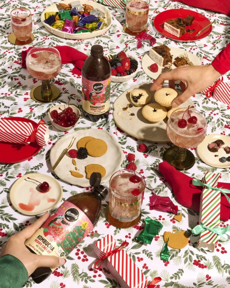 Remedy Merry Cherry Kombucha UK
