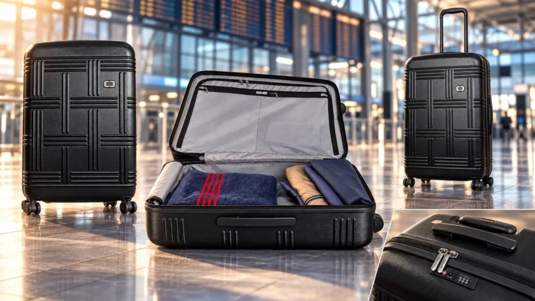 OGIO Luggage Collection in Airport Terminal