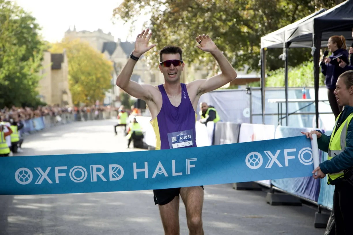 Oxford Half 2026 First finisher